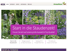 Tablet Screenshot of donaublume.com